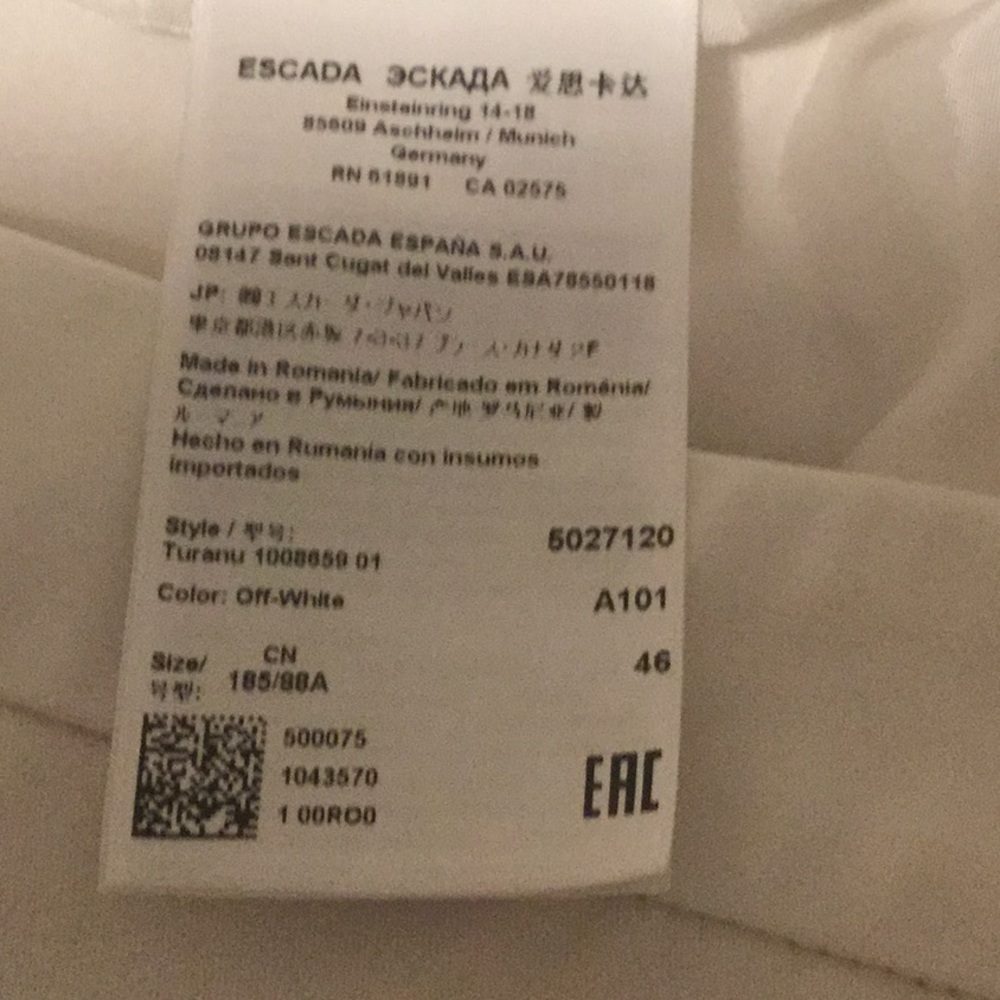 - Escada Tiketanatu High-Waist Wide-Leg Pants, - Picture 11 of 11